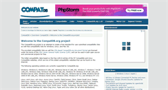 Desktop Screenshot of compatdb.org
